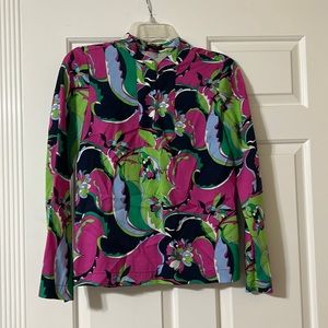 Talbots size 2 petite long sleeve pullover dress shirt.